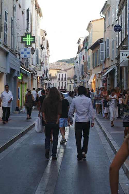 A street in St Tropez