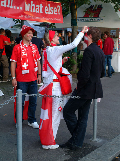 Pictures from Zurich - Switzerland vs. Turkey in Euro2008