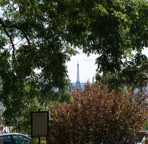 Eiffel Tower from Monmartre