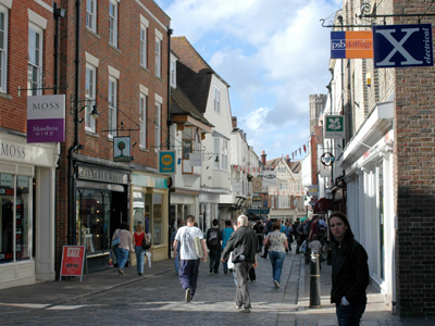 Canterbury streets and buildings