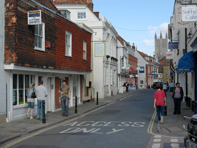 Canterbury streets and buildings