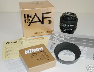 Nikon 35mm f/2.0 lens