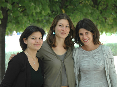Anne Laure, Aude, and Gratiane in Paris