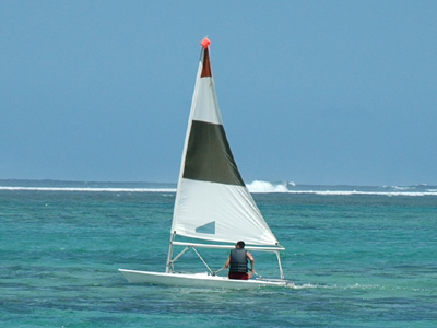 Sailing in Mauritius