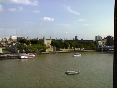 View over the Tower of London